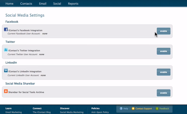 Social media integration