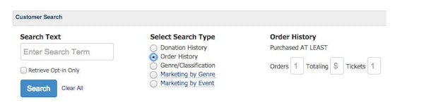 Customer database