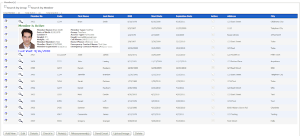 Real-time dashboard