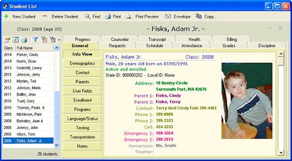 Student profile
