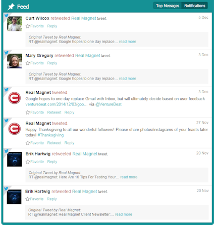 Social media integration