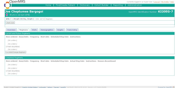 Patient profile