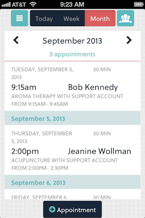 Acuity Scheduling mobile apps