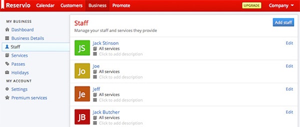 Staff management