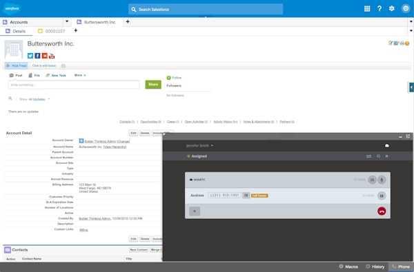 Salesforce integration