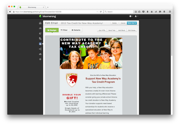 Email design