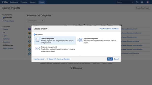 Create a project