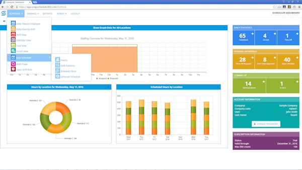 Scheduler Dashboard