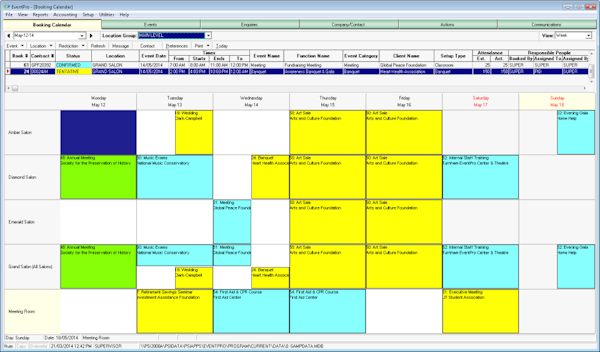 Calendar booking