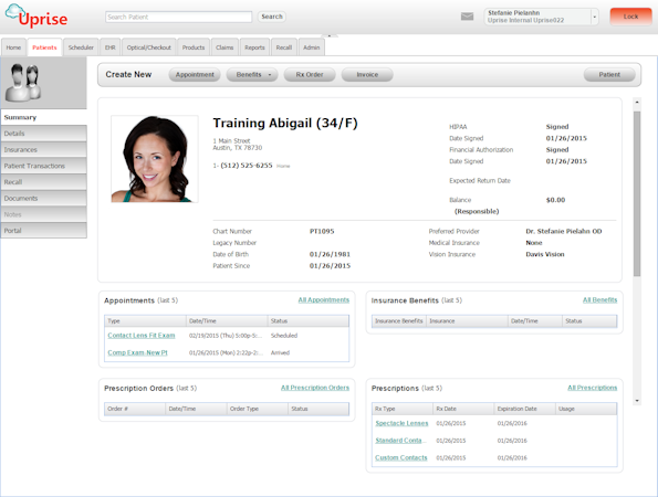 Patient record