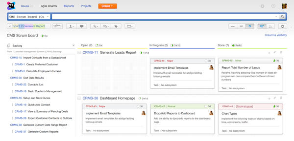 Agile boards