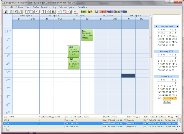 Schedule