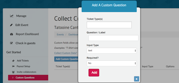 Support ticket creation