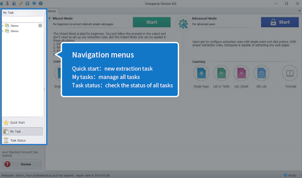 Navigation menu