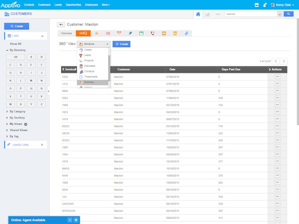Customer 360 view