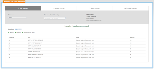Location scanner