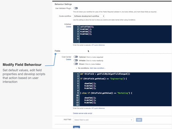 ScriptRunner for Jira modify fields
