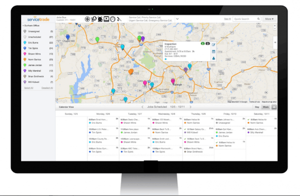 Map-based scheduling