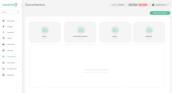 Sesame Time manage document