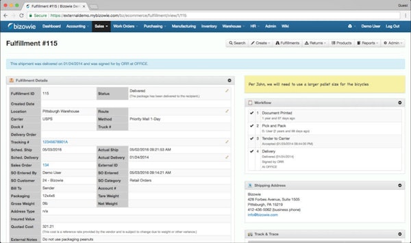 Integrated Shipping Dashboard