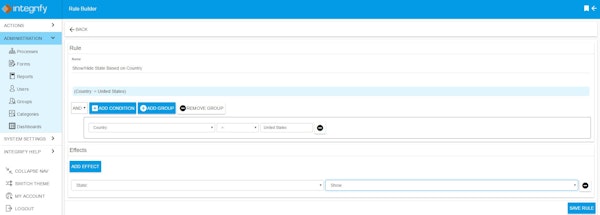 Integrify Rule Builder