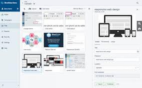 Silverstripe file upload page