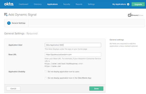 Single sign on