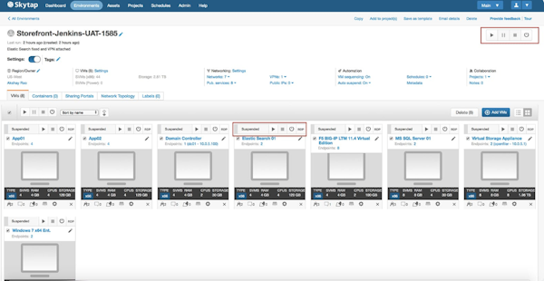 Skytap environments