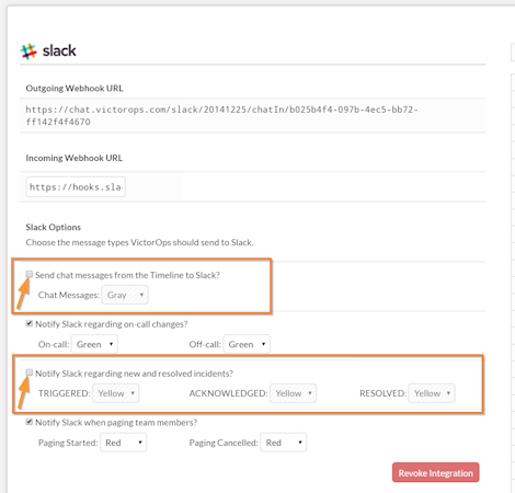 VictorOps Slack integration