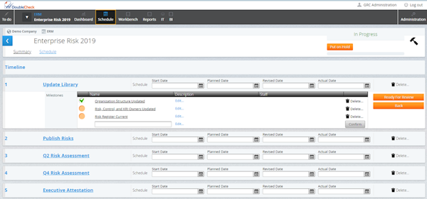 Configurable ERM Program Management