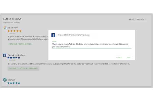 Respond to reviews