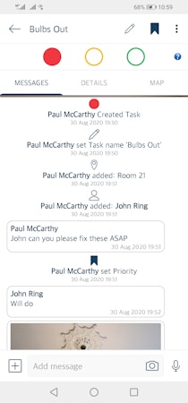 Snapfix activity tracking