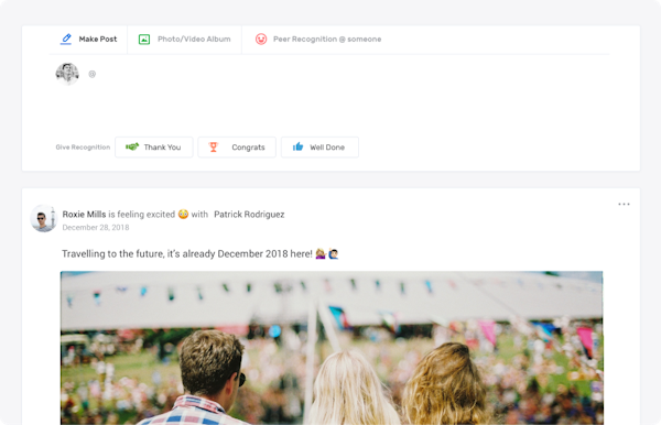 Woliba social feed