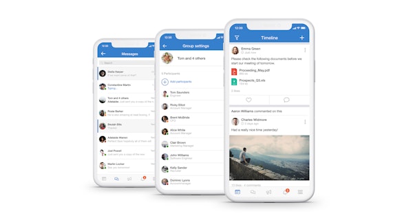 Speakap timeline screenshot