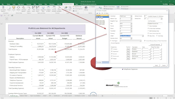 Spreadsheet Server report creation