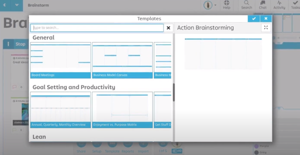 Stormboard templates