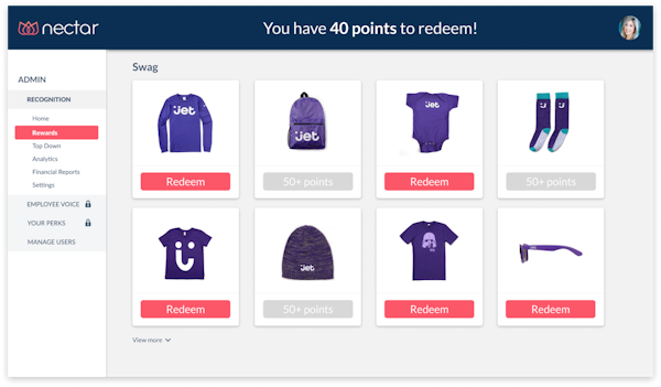Nectar on-demand swag management