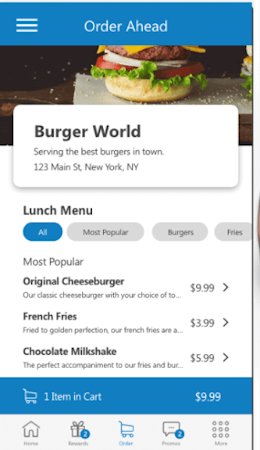 TapMango offers dashboard screenshot