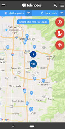 Telenotes map