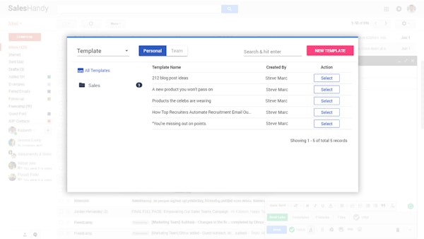 Email template