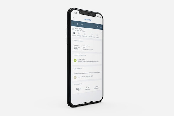 Actionstep matter overview