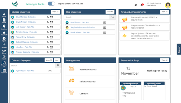 Juntrax manager portal