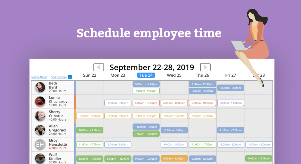 open source employee scheduling system web