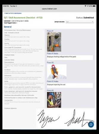 EHS Management Software mobile forms