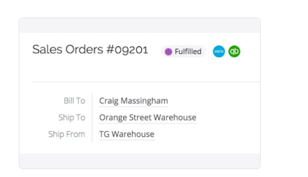 TradeGecko sales order management