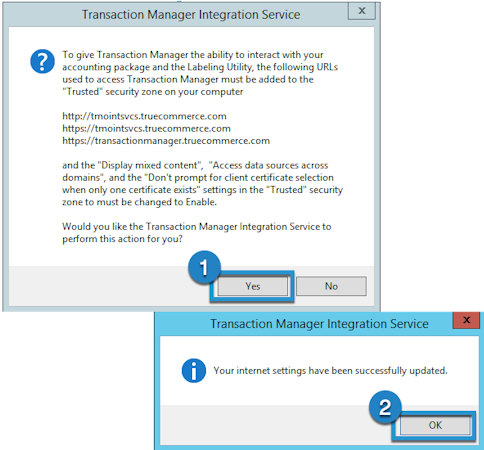 TrueCommerce EDI Solutions integration screenshot