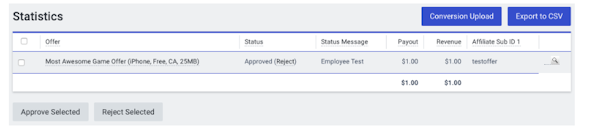 TUNE offer testing