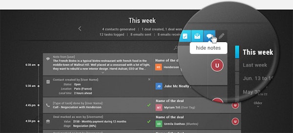 UPilot user activity