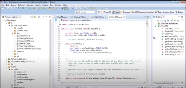 Oracle NoSQL Database userDAO