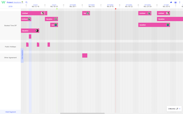Toggl Plan vacation tracking